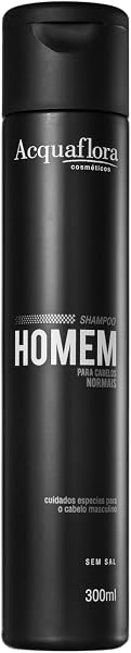 Acquaflora Homem Cabelos Normais Shampoo sem Sal 300ml