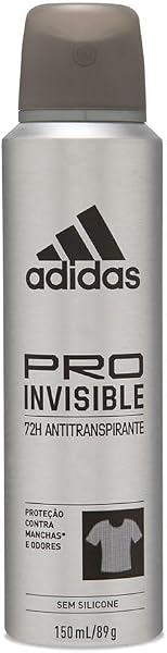 adidas Pro Invisible Desodorante Masculino Aerossol 150 ml