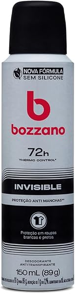 Bozzano Desodorante Aerossol Antitranspirante Masculino Invisible 150 ml