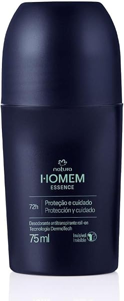 Natura Homem Essence Desodorante Antitranspirante Roll On 75 ml