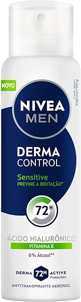 NIVEA MEN Desodorante Antitranspirante Aerossol Sensitive Protect 150 ml