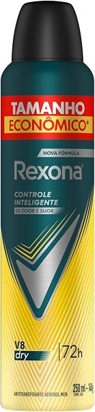 Rexona Antitranspirante Masculino Aerossol V8 250 ml