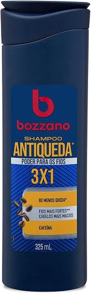 Shampoo Bozzano Antiqueda 3x1, 325 ml